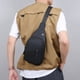 thumbnail image 4 of Bolsa de pecho de hombre Cintura ajustable Cintura Deportiva outdoor Bandolera bandolera cruzada, Oxford impermeable, con múltiples bolsillos, Ajusta al móvil, 4 of 6