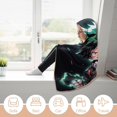 thumbnail image 6 of My Hero Academia Wearable Blanket Cloak Arctic Velvet Hooded Blanket Soft Fuzzy Hoodie Blanket Cape for Adults Kids 40"x50", 6 of 8