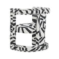 thumbnail image 6 of Ada Velvet Chair In Black Brushstroke Pattern, 6 of 7