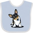 thumbnail image 3 of Inktastic Tri Color Corgi Boys or Girls Baby Bib, 3 of 4