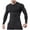 Black, variant on Jamicy Men's Long Sleeve Compression Shirts Athletic Sport Undershirts Tight Base Layer Tops Rash Guard Workout Running Gym