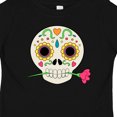 thumbnail image 4 of Inktastic Día De Los Muertos Skull with Flower Boys or Girls Baby T-Shirt, 4 of 5