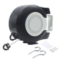 thumbnail image 2 of Creatine Retractable Clothesline With Double Line Retractable Clothesline Outdoor Heavy Duty Clotheslines Shrinkable Outdoor Wall Mounted Easy To Install Use For Home, 2 of 4