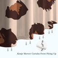 thumbnail image 6 of Beige and Brown Of Leopard Print Shower Curtain 72"x84" ,Bathroom Decorative Shower Curtains Set with 12 Hooks,Modern Waterproof Washable Shower Curtain, 6 of 6