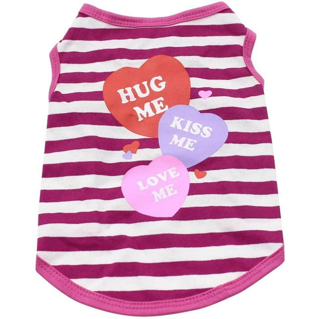 Camiseta para mascotas - Ropa clásica de verano a rayas
