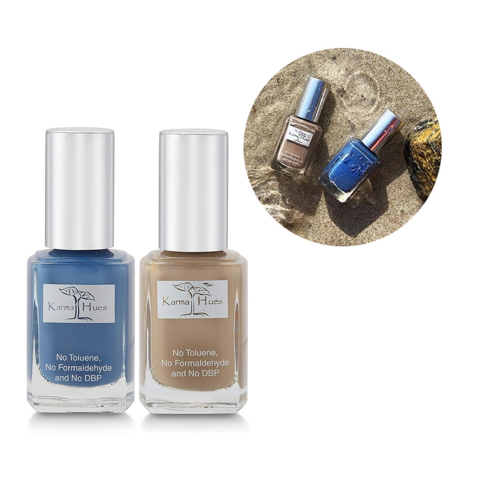 karma Organic beautiful Combination of Natural Nail Polish-Non-Toxic Nail Art, Vegan and Cruelty-Free Nail Paint