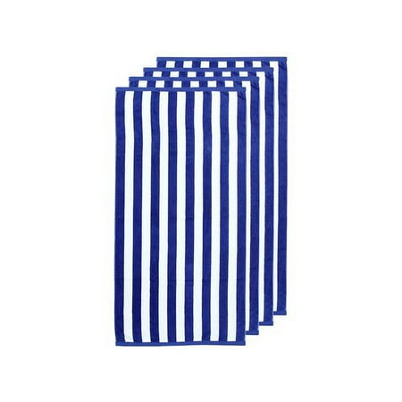 Friends & Home Cabana Stripe Beach Towel (Set of 4)
