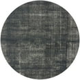thumbnail image 1 of Ahgly Company Indoor Round Mid-Century Modern Light Black Black Oriental Area Rugs, 5' Round, 1 of 6