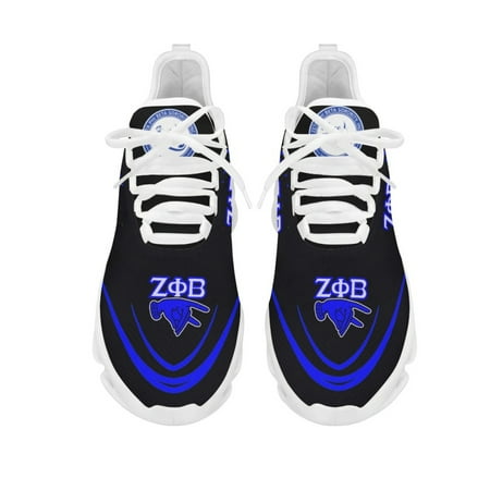 

Zeta Phi Beta Women s Sneakers Round Toe Flats for Female Personalized Design Lightweight Mesh Shoes Outdoor Travel Footwear