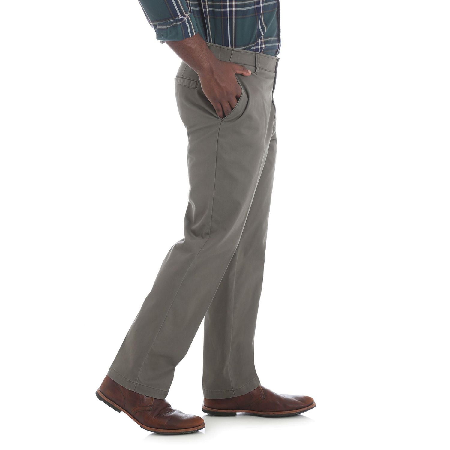 Wrangler Men's Performance Twill Pant, Straight fit