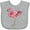 AC-Heather Grey, variant on Inktastic Pink Flamingo Boys or Girls Baby Bib