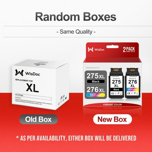 275XL Ink Cartridges for Canon Ink 275 and 276 for Pixma TS3522