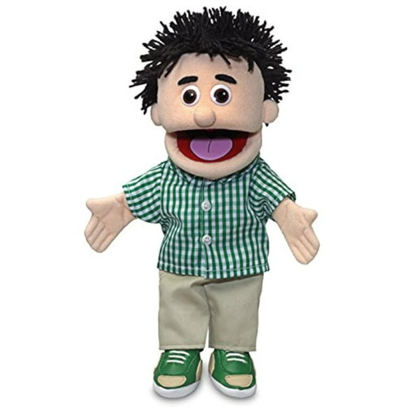 Marioneta de mano Silly Puppets 14 Kenny Peach Boy de 20 cm de altura