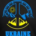 thumbnail image 3 of CafePress - Ukraine Flag Ukrainian Pride Peace Symbol T Shirt - Mens Tri-blend T-Shirt, 3 of 4