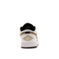 thumbnail image 4 of Jordan Men's 1 Low White Black Metallic Gold Swoosh Basketball Shoes, from StockX, 4 of 5