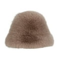 thumbnail image 4 of Gorro de pescador para mujer, gorro de esquí para nieve, multiusos, cómodo, a la moda, resistente al viento. Caqui, 4 of 9