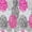 Pink Grey Floral, variant on Misty Green Forest Flannel Bath Mat 16x24 Inches, Soft Absorbent Non-Slip Bathroom Rug, Machine Washable Floor Mat for Shower