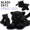thumbnail image 4 of Peluche MaoGolan Black Cat con 4 bebés en el interior de 50 cm, 4 of 7