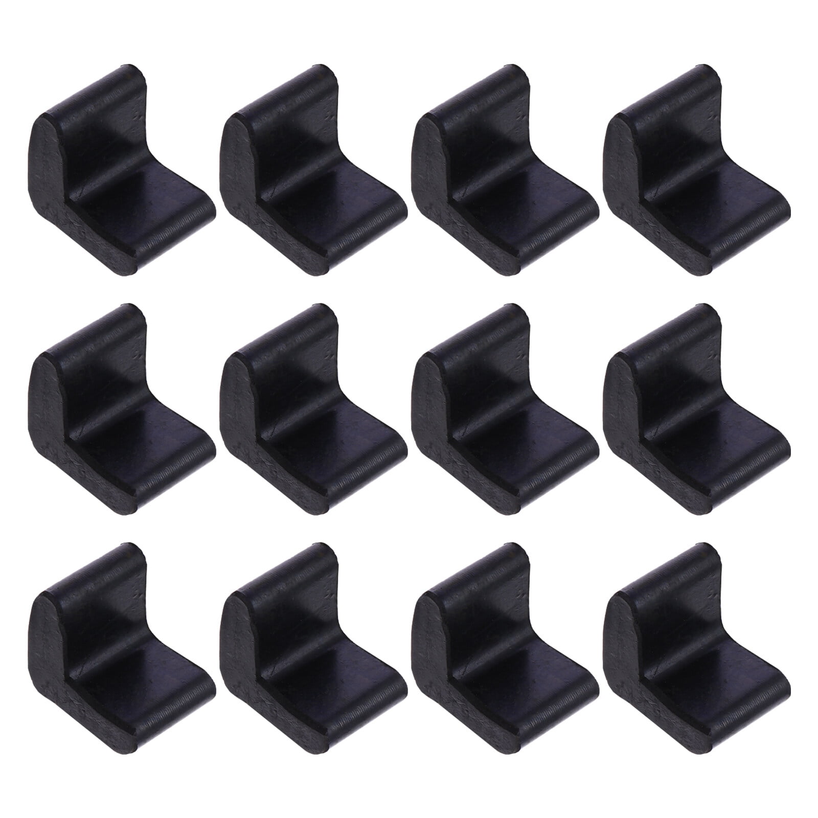 30pcs L Shaped Rubber Angle Iron Caps Furniture Angle Pads Bed Steel ...