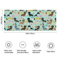 thumbnail image 3 of Dachshund Dog and Pizza Bathroom Rugs Mat,Non Slip Microfiber Bathroom Rug,Rubber Backing,Soft Bathroom Mats for Bathroom Floor,Tub and Shower,60x24in(150x60cm), 3 of 5