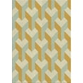 thumbnail image 1 of Ahgly Company Indoor Rectangle Patterned Khaki Gold Novelty Area Rugs, 10' x 13', 1 of 6
