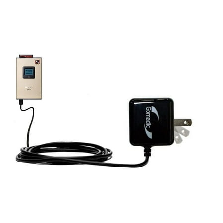 Gomadic Intelligent Compact AC Home Wall Charger suitable for the Nexto Di Extreme ND-2700 - High output power with a convenient, foldable plug design