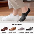 thumbnail image 4 of No Spectacle Socks Chaussettes Invisibles pour Femmes Rembourrées Coupe Basse Athlétiques Doublure Cachée pour Espadrilles Cheville Course Socks, 4 of 5