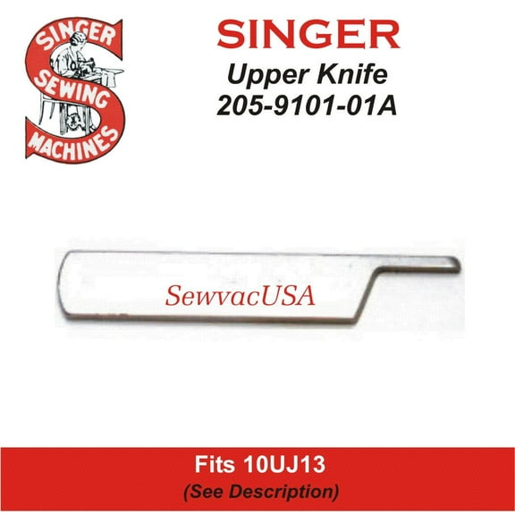 Singer Compatible Upper Serger Knife 205910101A Fits 10UJ13 Also Fits Babylock & Simplicity