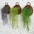 thumbnail image 6 of Douhoow 1 Piece Wall Mounted Osier Rattans Plant Plastic Vine Artificial Decorative Flowers, 6 of 8