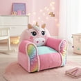 thumbnail image 2 of Heritage Club Unicorn Bean Bag Chair, Pink, 2 of 6