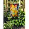 thumbnail image 2 of LADDKE Floral Bouquet Abstraction in The Modern of Kandinsky Executed Oil Garden Flag Decorative Flag House Banner 28x40 inch, 2 of 2