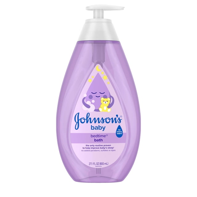 Baño para bebé Johnson's Bedtime 800 ml hipoalergénico sin lágrimas