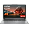 thumbnail image 2 of Lenovo IdeaPad 1 15.6" FHD Student Laptop Intel Dual Core Processor 16GB DDR4 RAM 256GB PCIe SSD Windows 11 Pro WiFi 6 Bluetooth Type-C Cloud Grey, 2 of 9