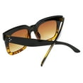 thumbnail image 3 of FEISEDY Lunettes de Soleil Papillon Vintage pour Femmes Designer Luxe Carrées Dégradé Lunettes de Soleil B2486, 3 of 6