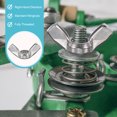thumbnail image 5 of Wing Nuts, 20 Pcs M10 x 1.5 Stainless Steel Butterfly Wing-Nut Fasteners Parts Metric Thread for Repair Install House Furniture Boat, Silver, 5 of 7