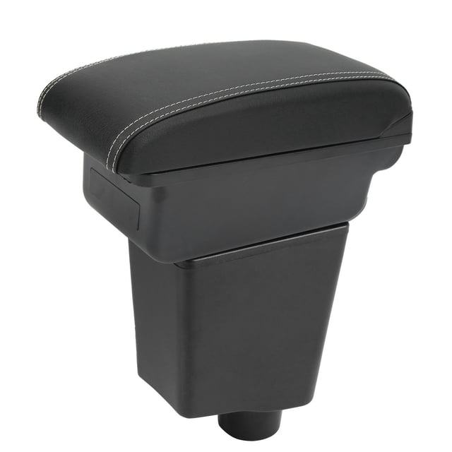 Center Console Organizer, Quiet Closing Armrest Box For Auto