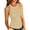 Beige, variant on Sherrylily Summer Womens Tank Tops Casual Sleeveless Cami Top Slim Knit Ribbed Racerback Tee