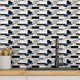 thumbnail image 5 of Adhesivos Decorativos Para Azulejos Con Textura Azul 3D Y Resistentes A Las Manchas, Para Renovar El Cuarto De Baño Y La Cocina Del Hogar. Azulejos De Vinilo Grueso Y Brillante, Removibles., 5 of 6