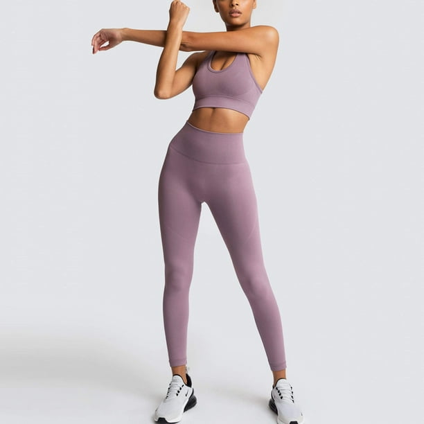 OmicGot Yoga Outfits for Women 2 Piece Set,Workout High Waist