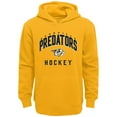 thumbnail image 2 of Toddler Gold/Heather Gray Nashville Predators Play by Play Pullover Hoodie & Pants Set, 2 of 3