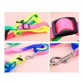 thumbnail image 3 of Pet Walking Leash Harness Set Outdoor Pet Walking Colorful Nylon Adjustable Harness Pull Strap Kit, 3 of 9