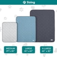 thumbnail image 4 of Tapis Rafraîchissant Imperméable pour Chien, Couverture Rafraîchissante Premium pour Animal de Compagnie pour Lit et Cage, Tapis Rafraîchissant Antidérapant d'Intérieur pour Chien pour Dormir, Grand Tapis de Canapé Q-MAX pour Chat, Bleu Pâle, 40x60, 4 of 10