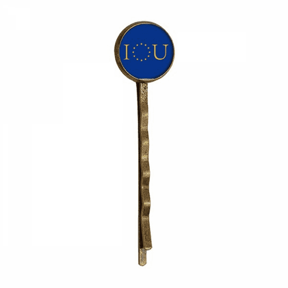 euan union contact i you retro metal hair bobby pin headwear