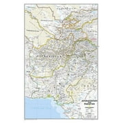 National Geographic Reference Map: National Geographic Afghanistan, Pakistan Wall Map (21.5 X 32.5 In) (Other)