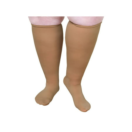 Unisex Extra Wide Moderate Compression Knee High Socks -Up to XW / 4E & 26