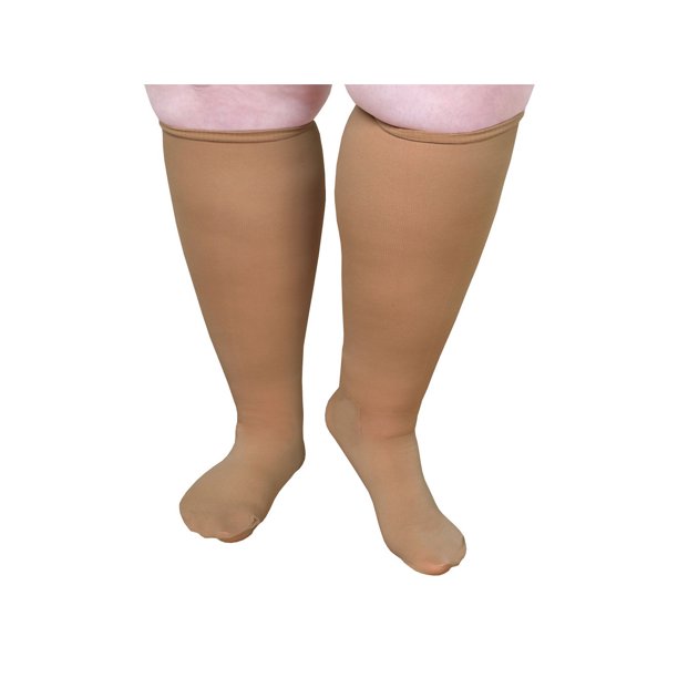 Unisex Extra Wide Moderate Compression Knee High Socks Up to XW / 4E
