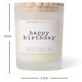 thumbnail image 5 of Lumaland Luma Lab Memories Scented Candle 100% Vegan Soy Wax, Happy Birthday, Mellow Sandalwood Fragrance, 5 of 5