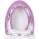 thumbnail image 2 of Asiento de inodoro Anillo de inodoro universal Altamente elástico Extraíble y lavable Sin decoloración Funda de asiento de inodoro cálida para el invierno, violeta, 2 of 5