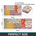 thumbnail image 7 of Pioneer Flower Floral Print Pattern Kitchen Rugs Sets Of 2,Anti Fatigue Kitchen Mat Rugs Non Slip Washable,Decorative Kitchen Floor Mats for Kitchen,Sink,Laundry,17"x30"+17"x47", 7 of 7
