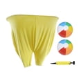 thumbnail image 3 of Pantalones de abuela, accesorios para juegos al libre para niños y adultos, juego de lanzamiento con 2 pelotas de PVC para fiestas, cumpleaños, amarillo, 3 of 9